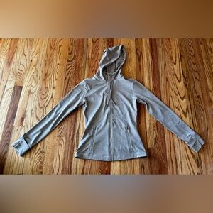 Quince Beige Women's Ultra Soft Slim Fit Hooded Jacket - Small